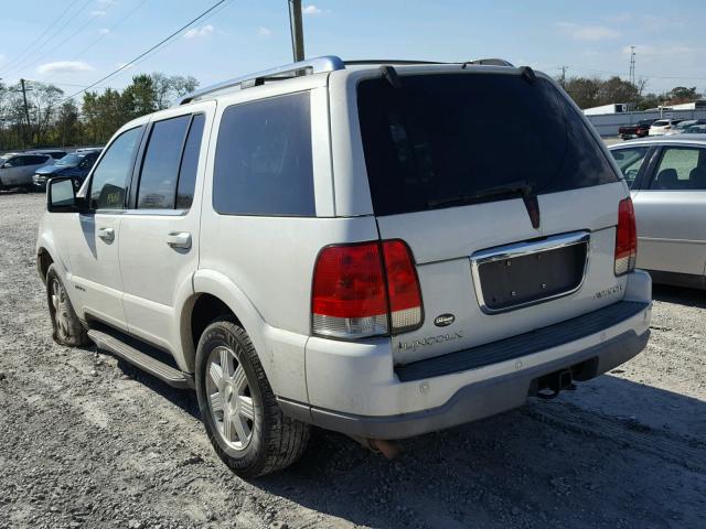 5LMEU78H53ZJ22987 - 2003 LINCOLN AVIATOR WHITE photo 3