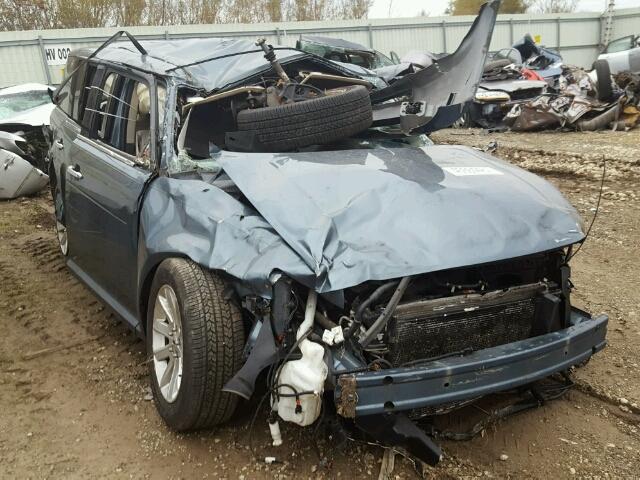 2FMHK6CC4ABD01730 - 2010 FORD FLEX SEL BLUE photo 1