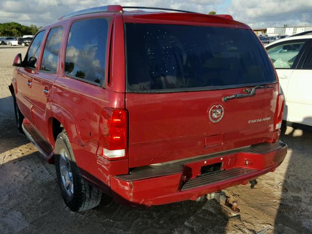 1GYEC63T54R268382 - 2004 CADILLAC ESCALADE L RED photo 3