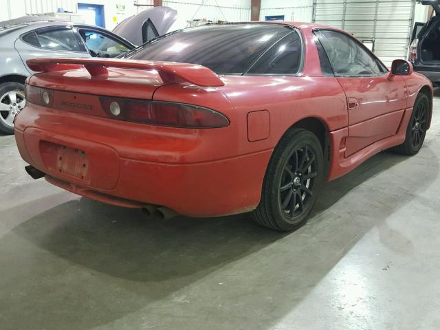 JA3AM84J7SY030108 - 1995 MITSUBISHI 3000 GT RED photo 4