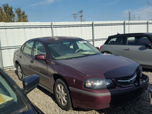 2G1WF52E149283429 - 2004 CHEVROLET IMPALA 栗色 照片 1