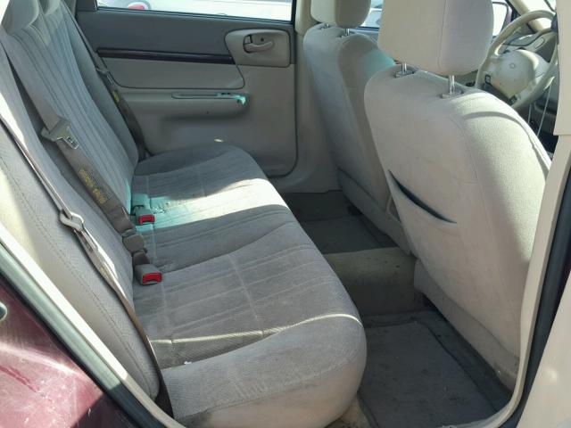 2G1WF52E149283429 - 2004 CHEVROLET IMPALA 栗色 照片 6