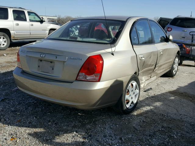 KMHDN46D05U148746 - 2005 HYUNDAI ELANTRA GL TAN photo 4