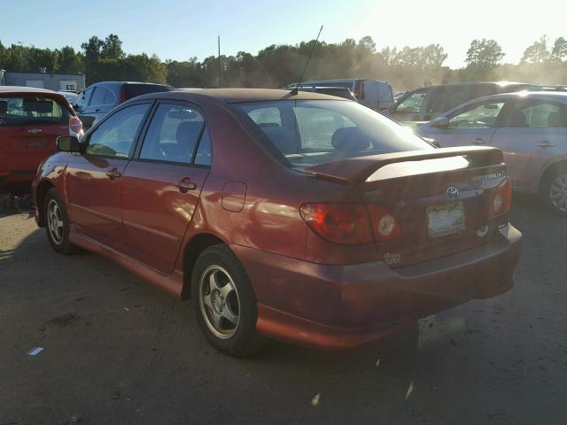 1NXBR32E83Z176750 - 2003 TOYOTA COROLLA CE RED photo 3