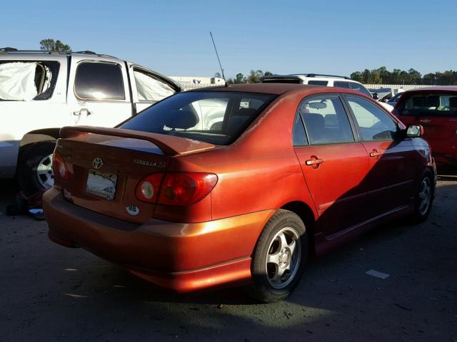 1NXBR32E83Z176750 - 2003 TOYOTA COROLLA CE RED photo 4