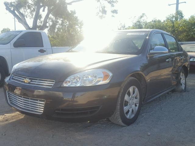 2G1WB57K291231100 - 2009 CHEVROLET IMPALA LS BROWN photo 2