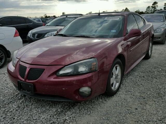 2G2WP522051200894 - 2005 PONTIAC GRAND PRIX RED photo 2