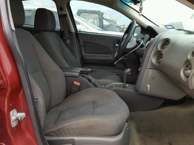 2G2WP522051200894 - 2005 PONTIAC GRAND PRIX RED photo 5