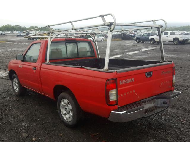 1N6DD21S0XC308454 - 1999 NISSAN FRONTIER X RED photo 3