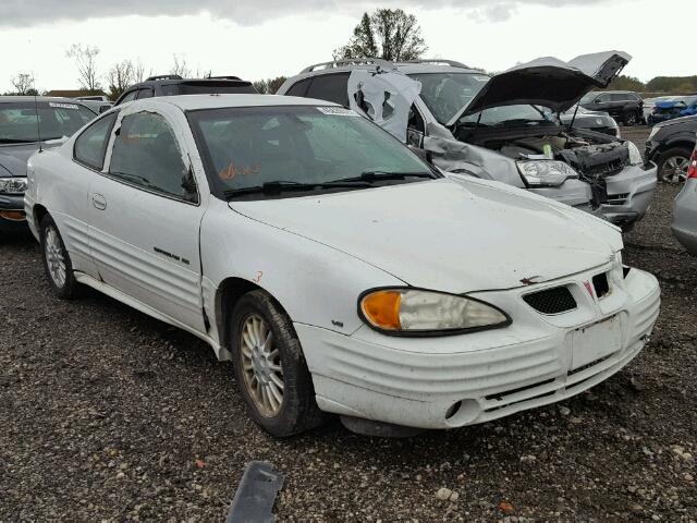 1G2NG12E9YM880611 - 2000 PONTIAC GRAND AM S WHITE photo 1