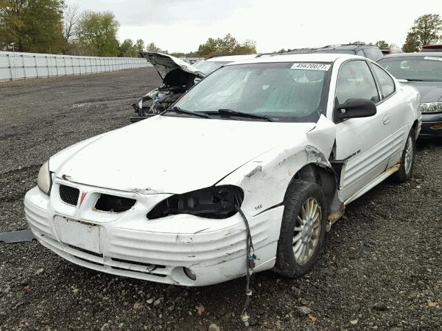 1G2NG12E9YM880611 - 2000 PONTIAC GRAND AM S 白色 照片 2