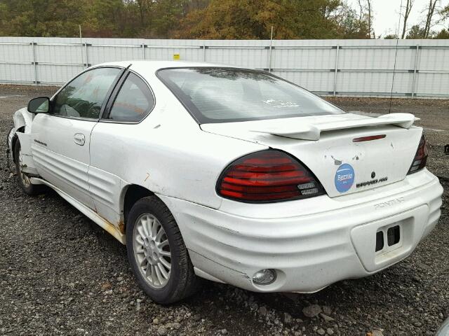 1G2NG12E9YM880611 - 2000 PONTIAC GRAND AM S WHITE photo 3