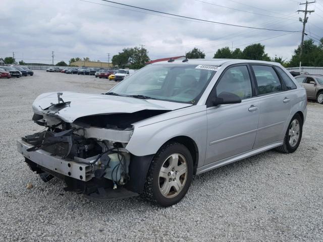 1G1ZU64885F106322 - 2005 CHEVROLET MALIBU MAX 银色 照片 2