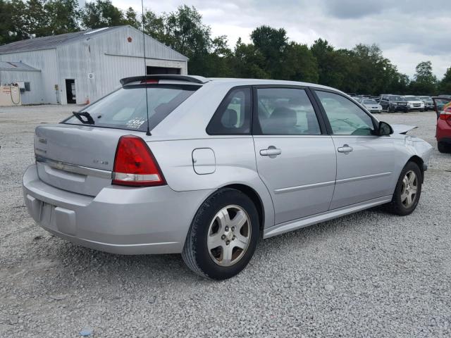 1G1ZU64885F106322 - 2005 CHEVROLET MALIBU MAX 银色 照片 4