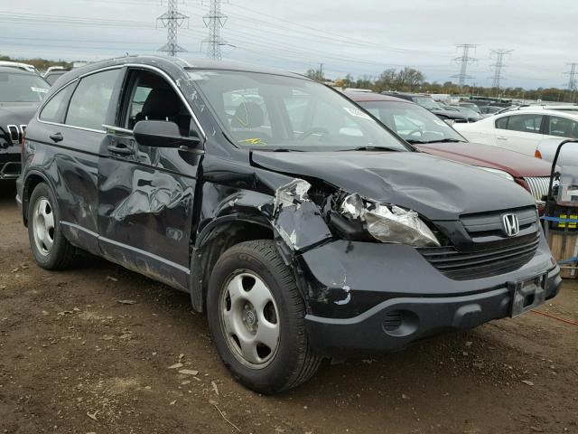 JHLRE48318C019023 - 2008 HONDA CR-V LX BLACK photo 1