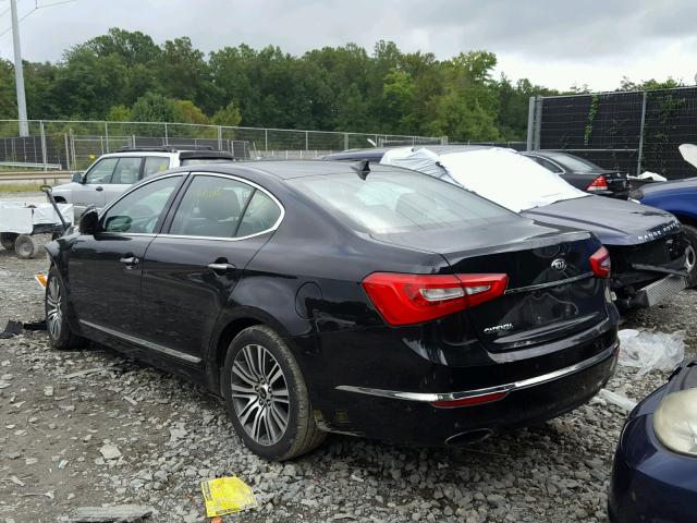 KNALN4D78E5139202 - 2014 KIA CADENZA PR BLACK photo 3