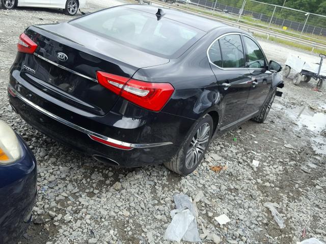 KNALN4D78E5139202 - 2014 KIA CADENZA PR BLACK photo 4