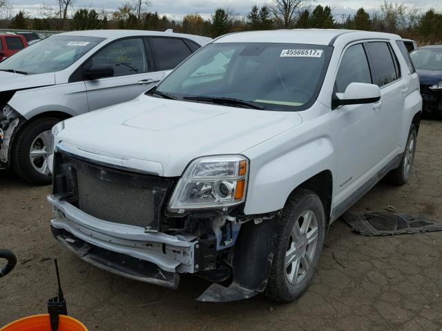 2GKALMEK3G6212961 - 2016 GMC TERRAIN SL WHITE photo 2