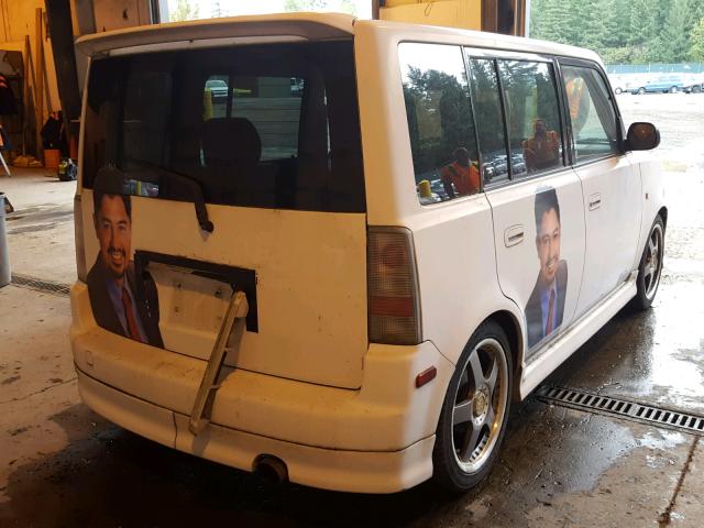 JTLKT334X40139160 - 2004 TOYOTA SCION XB Weiß Foto 4