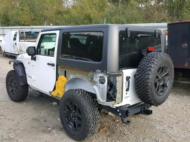 1C4AJWAG2HL741762 - 2017 JEEP WRANGLER S WHITE photo 3