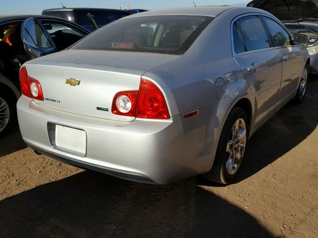 1G1ZC5E00AF202008 - 2010 CHEVROLET MALIBU 1LT SILVER photo 4