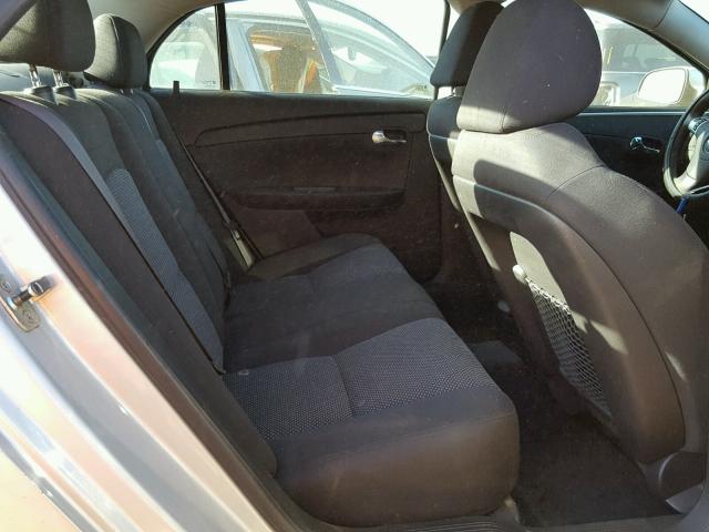 1G1ZC5E00AF202008 - 2010 CHEVROLET MALIBU 1LT SILVER photo 6