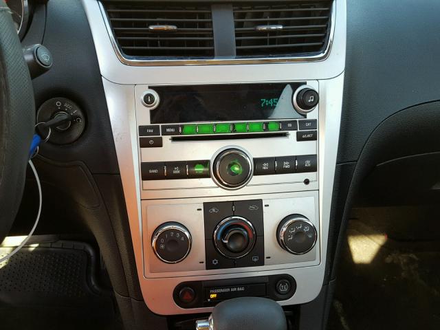 1G1ZC5E00AF202008 - 2010 CHEVROLET MALIBU 1LT SILVER photo 9