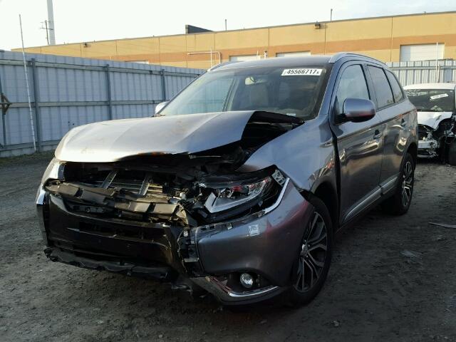 JA4AZ2A3XGZ607246 - 2016 MITSUBISHI OUTLANDER GRAY photo 2