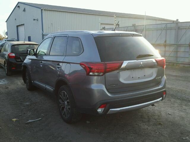 JA4AZ2A3XGZ607246 - 2016 MITSUBISHI OUTLANDER GRAY photo 3