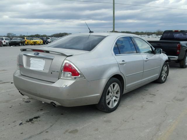 3FAHP08138R200092 - 2008 FORD FUSION SEL SILVER photo 4