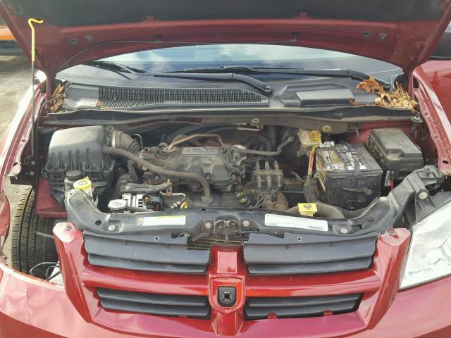 2D4RN3D14AR477246 - 2010 DODGE GRAND CARA RED photo 7