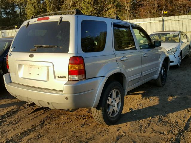 1FMCU94193KC96939 - 2003 FORD ESCAPE LIM SILVER photo 4