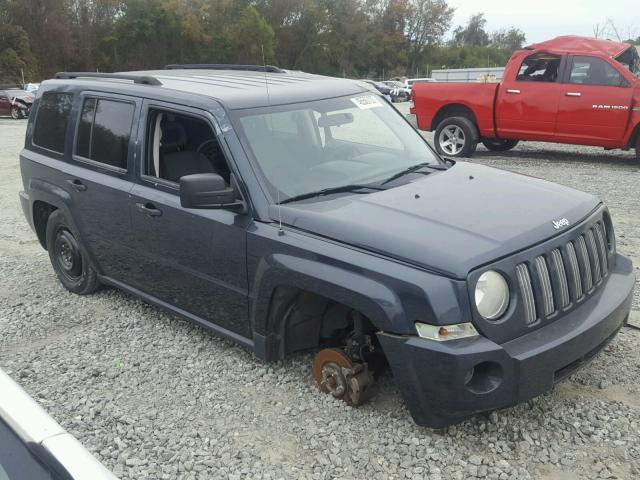 1J8FT280X7D358283 - 2007 JEEP PATRIOT SP BLUE photo 1