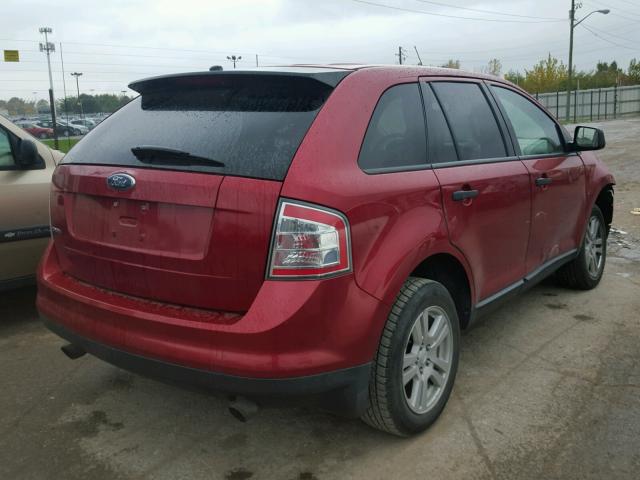 2FMDK36C07BB08721 - 2007 FORD EDGE SE BURGUNDY photo 4