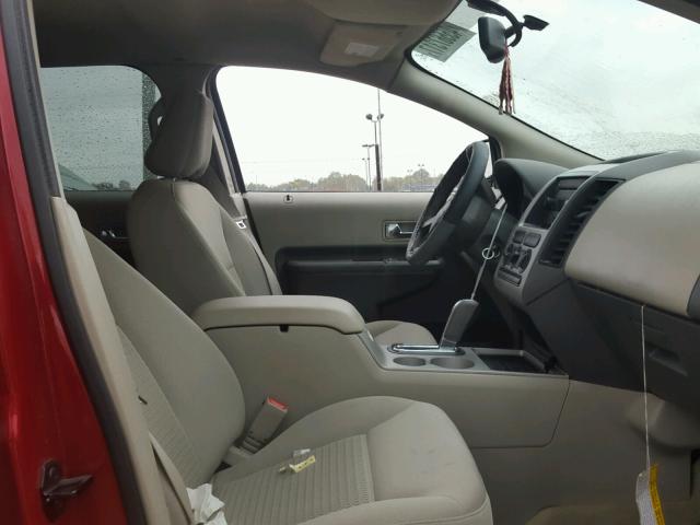 2FMDK36C07BB08721 - 2007 FORD EDGE SE BURGUNDY photo 5