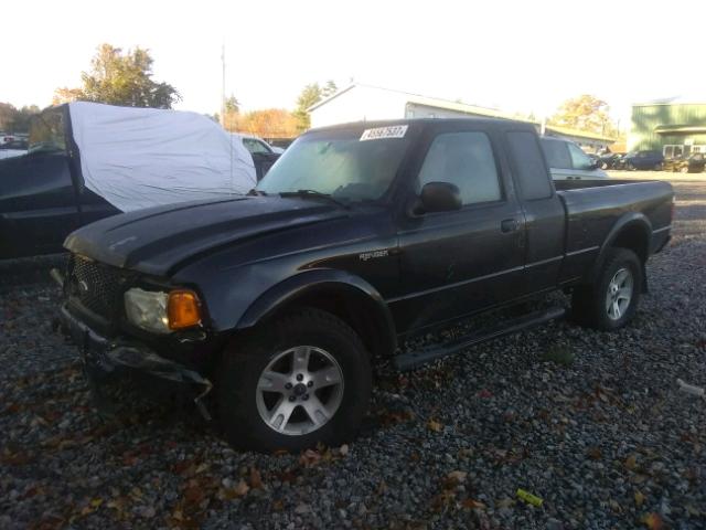 1FTZR45E73PB71915 - 2003 FORD RANGER BLACK photo 2