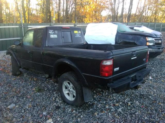 1FTZR45E73PB71915 - 2003 FORD RANGER BLACK photo 3