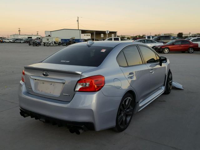 JF1VA1E67G8819269 - 2016 SUBARU WRX SILVER photo 4