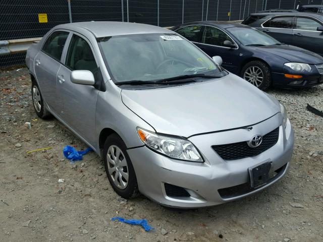 1NXBU4EE2AZ383910 - 2010 TOYOTA COROLLA BA SILVER photo 1