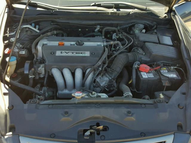 1HGCM56834A130285 - 2004 HONDA ACCORD EX GRAY photo 7