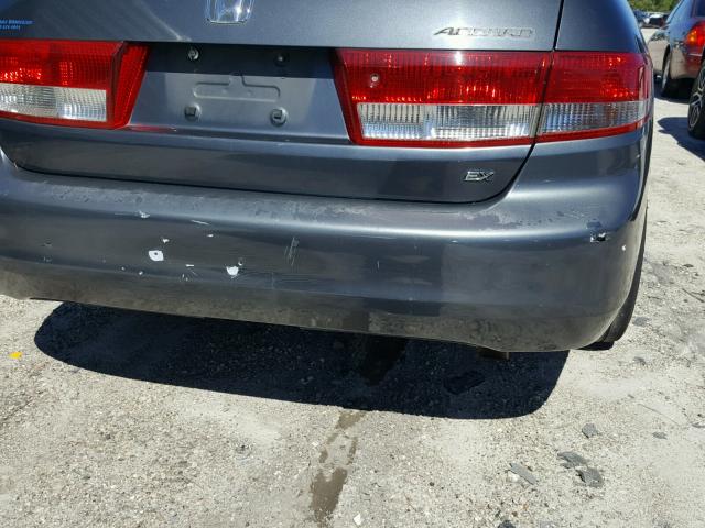 1HGCM56834A130285 - 2004 HONDA ACCORD EX GRAY photo 9