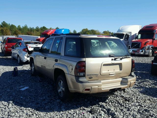 1GNDS13S452276618 - 2005 CHEVROLET TRAILBLAZE GOLD photo 3