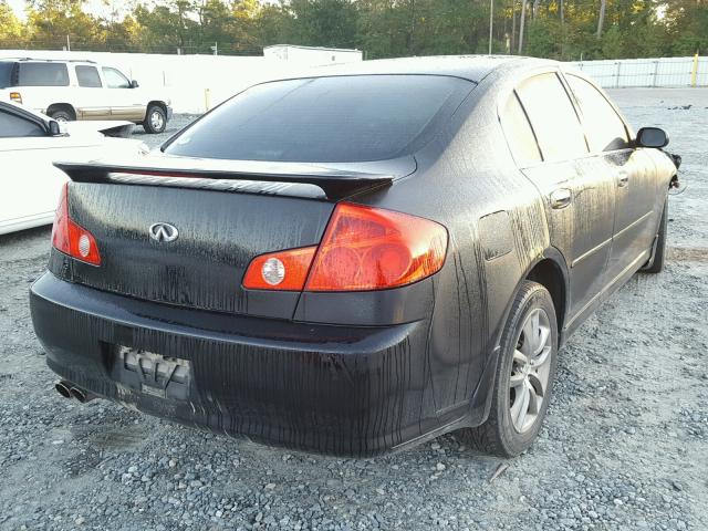 JNKCV51E56M513671 - 2006 INFINITI G35 BLACK photo 4