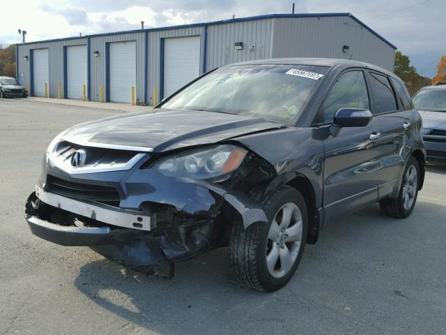 5J8TB18287A010087 - 2007 ACURA RDX GRAY photo 2