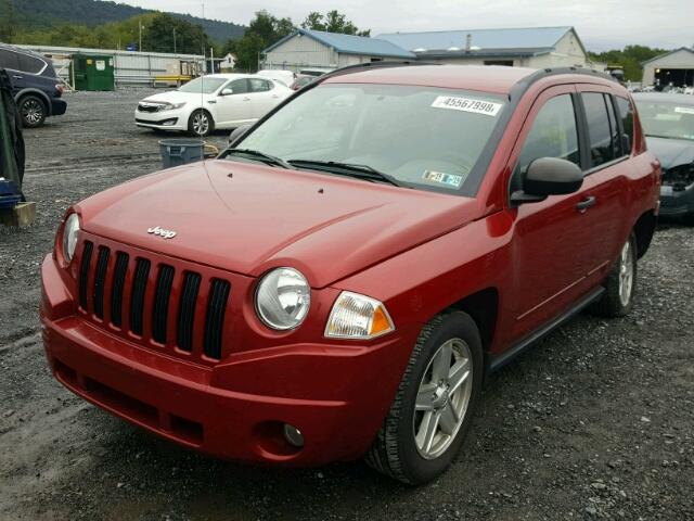 1J4FT47B59D140271 - 2009 JEEP COMPASS SP RED photo 2