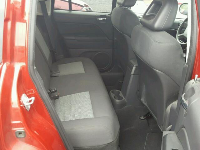 1J4FT47B59D140271 - 2009 JEEP COMPASS SP RED photo 6