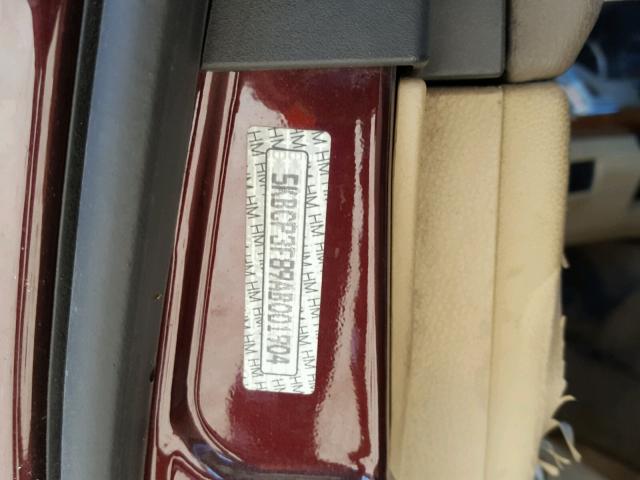 5KBCP3F89AB001904 - 2010 HONDA ACCORD BROWN photo 10