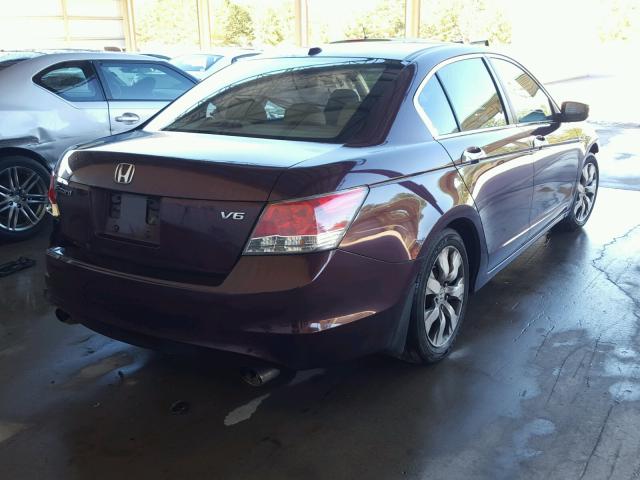 5KBCP3F89AB001904 - 2010 HONDA ACCORD BROWN photo 4