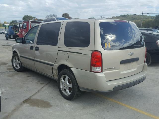 1GNDV23187D197786 - 2007 CHEVROLET UPLANDER L BEIGE photo 3