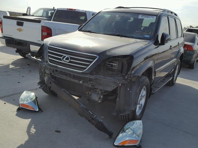 JTJBT20X240050135 - 2004 LEXUS GX 470 BLACK photo 2